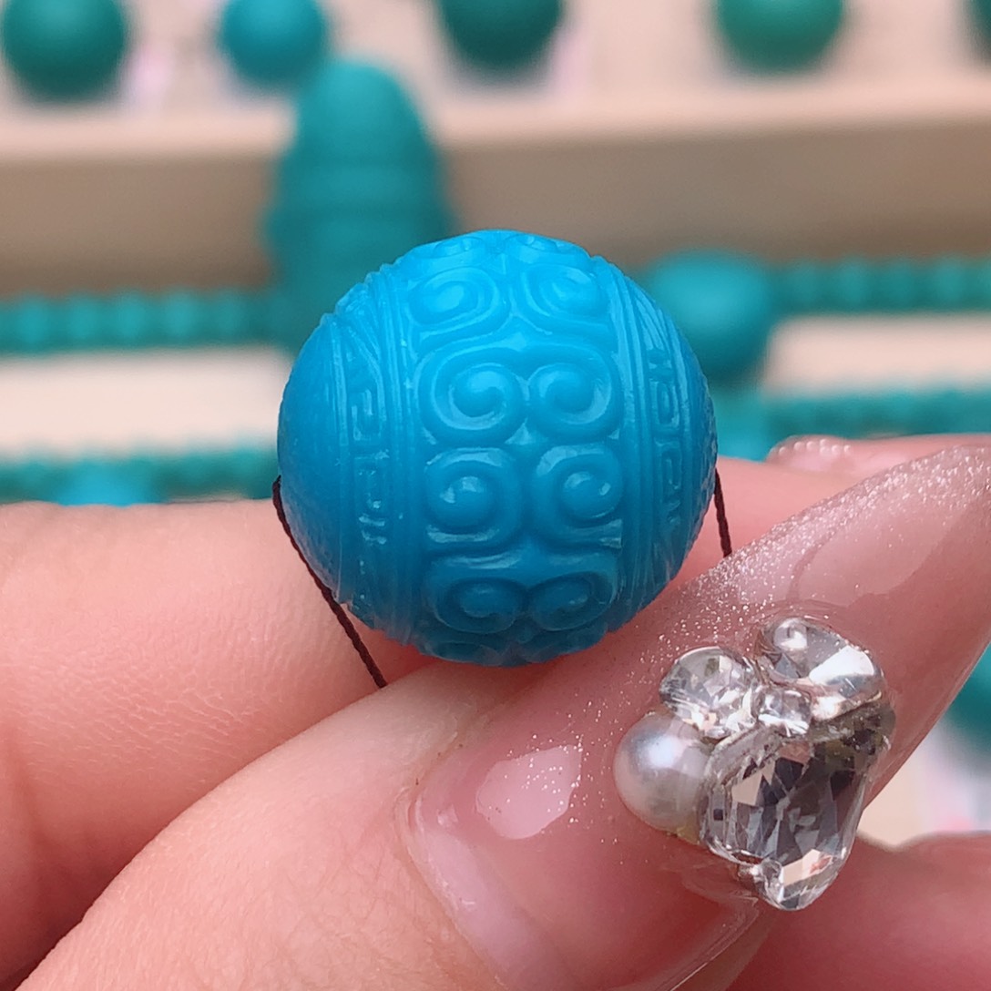 绿松石直径16.6未镶嵌