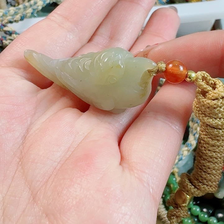 和田玉把件未镶嵌