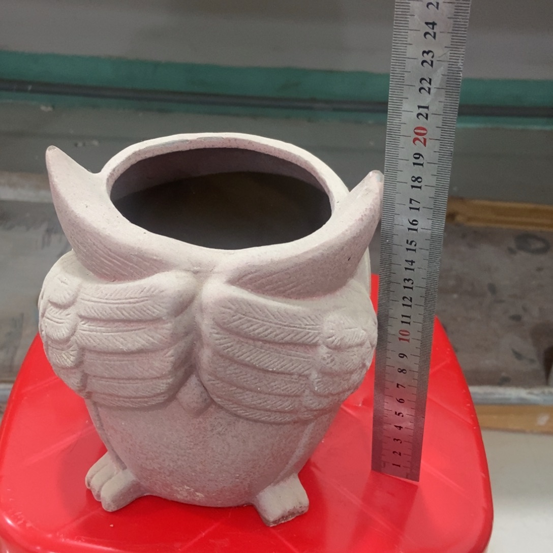 红陶高温陶瓷花盆瑕疵h