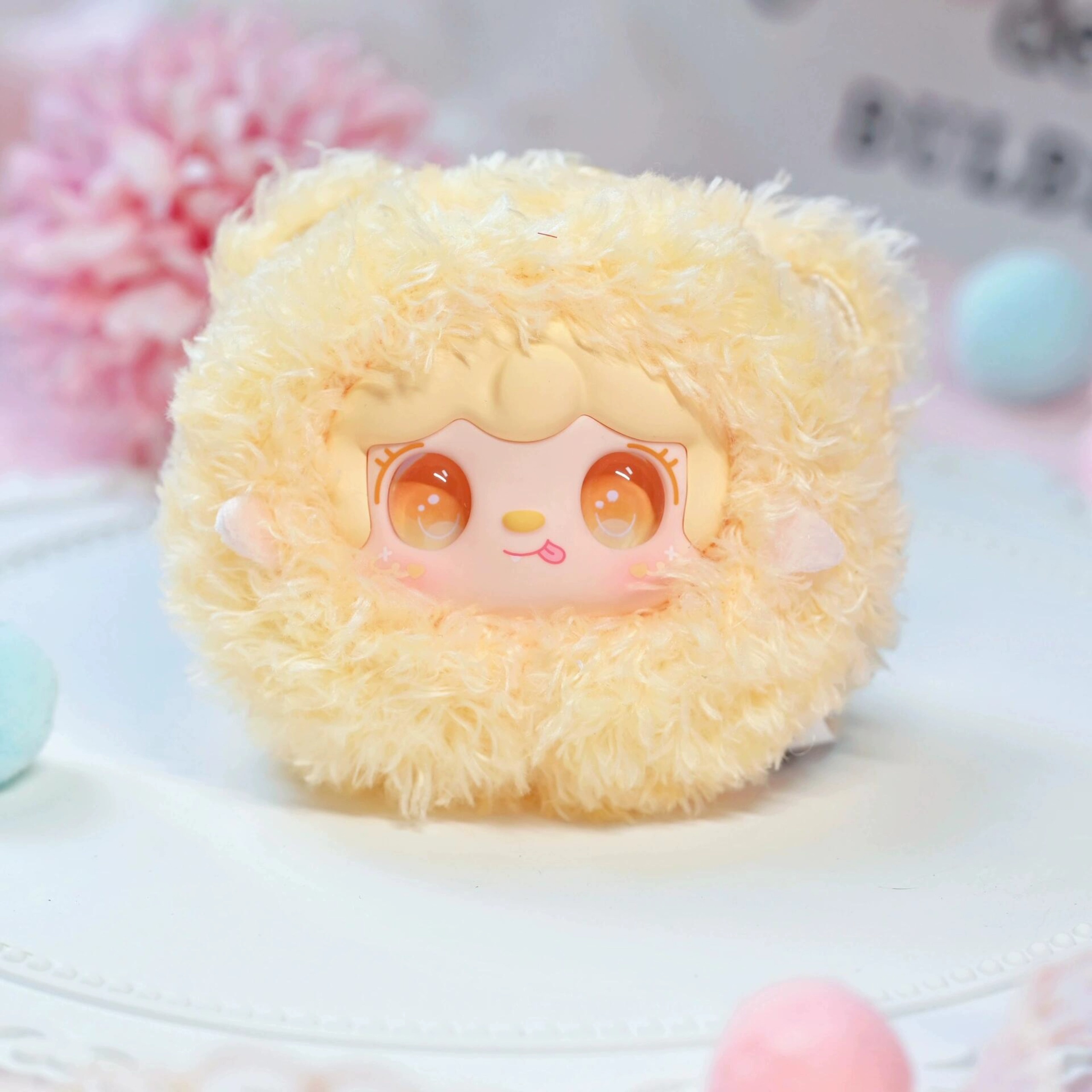 美羊羊家氧氧团一团嘟嘟萌宠大鱼吃小鱼系列毛绒玩具挂件