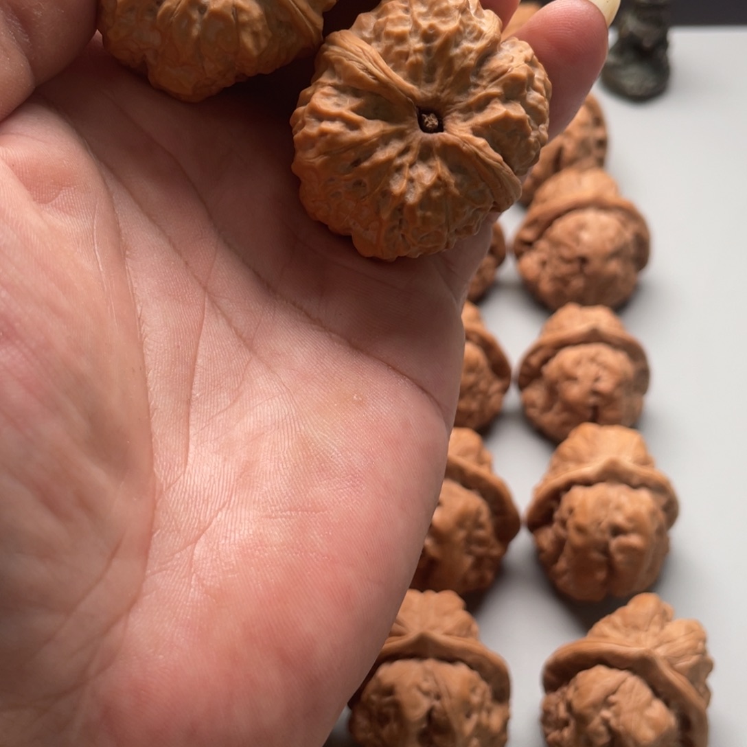 因***果文玩核桃吊坠蛤蟆头38