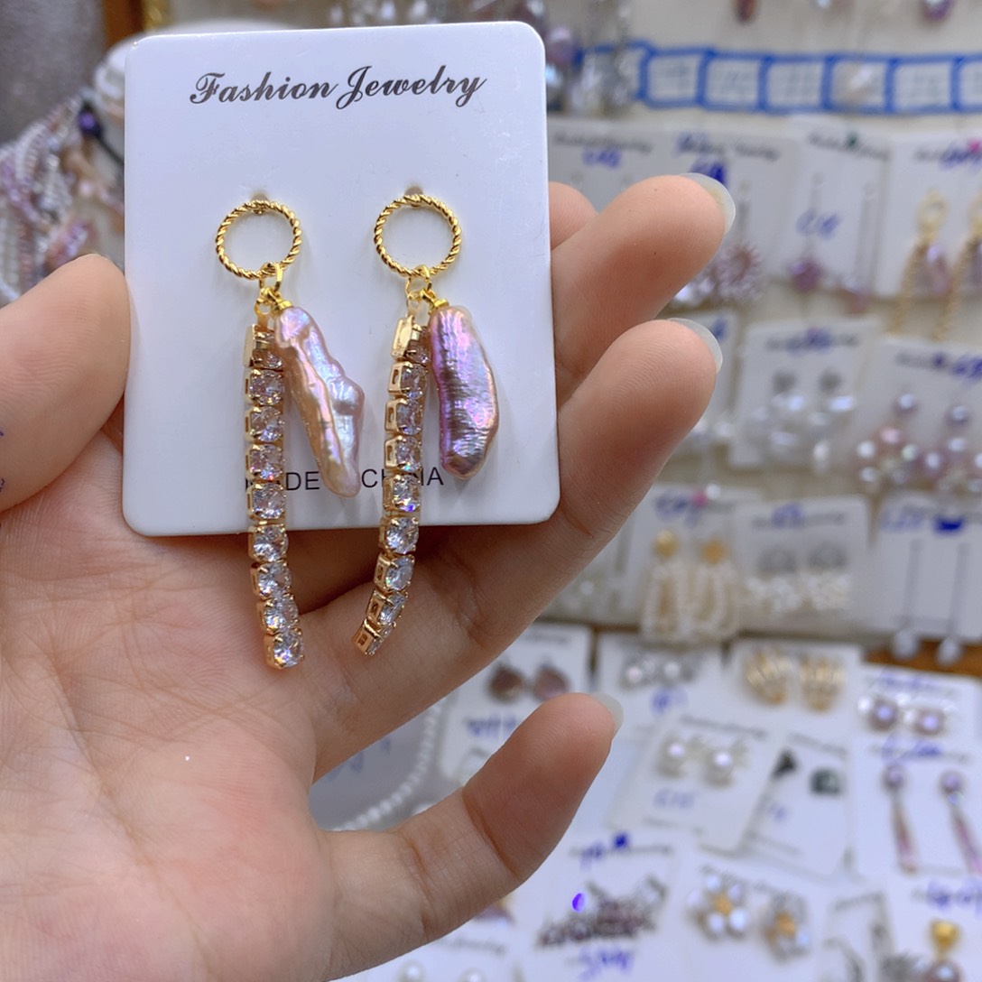 淡水珍珠颈饰银S925镶嵌