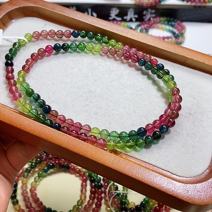 碧玺手链未镶嵌碧玺手链5.7毫米