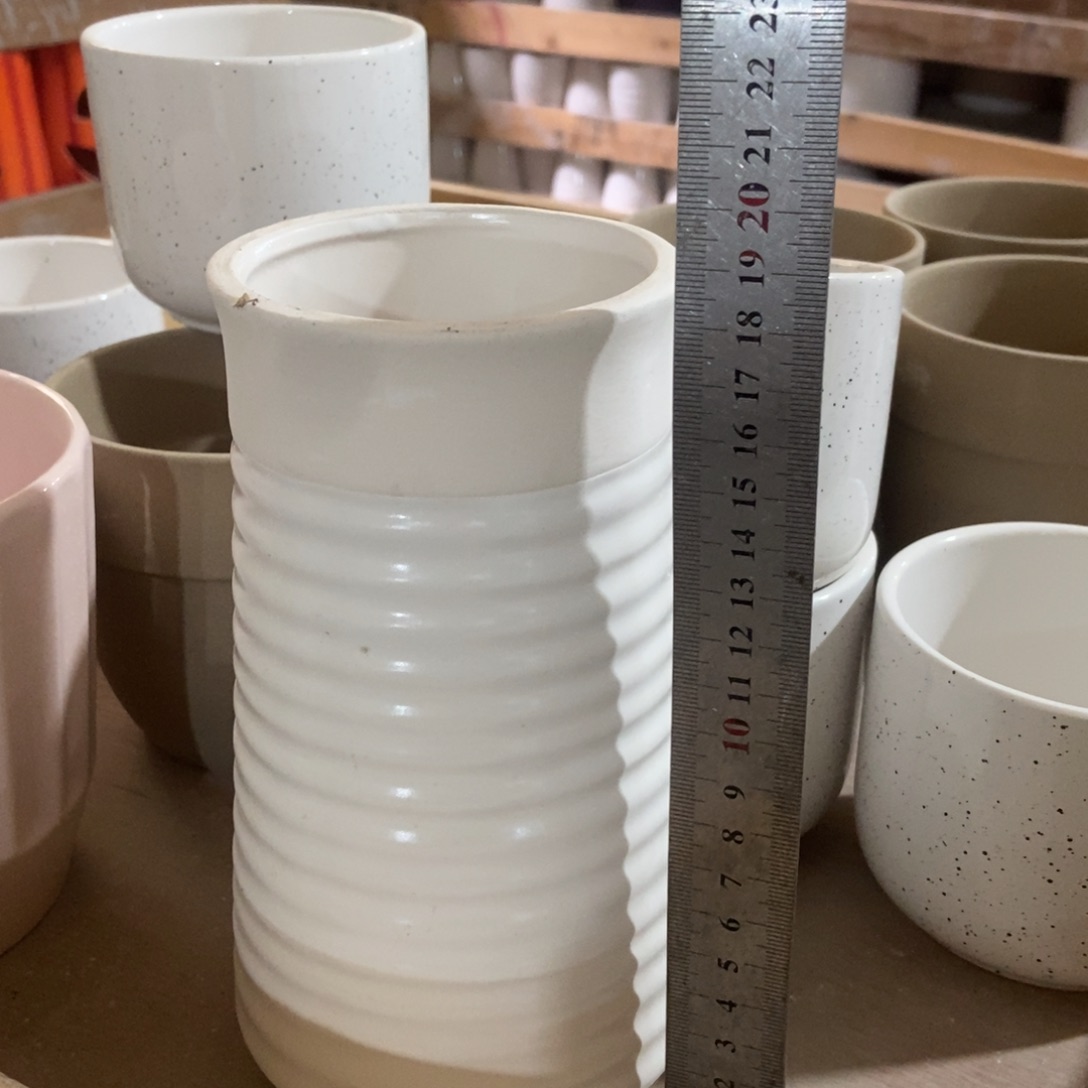 红陶高温陶瓷花盆