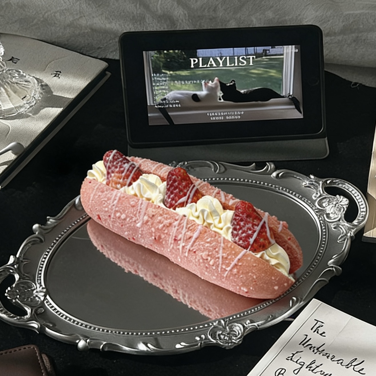 草莓魔法棒面包(当日制作 新鲜烤制)