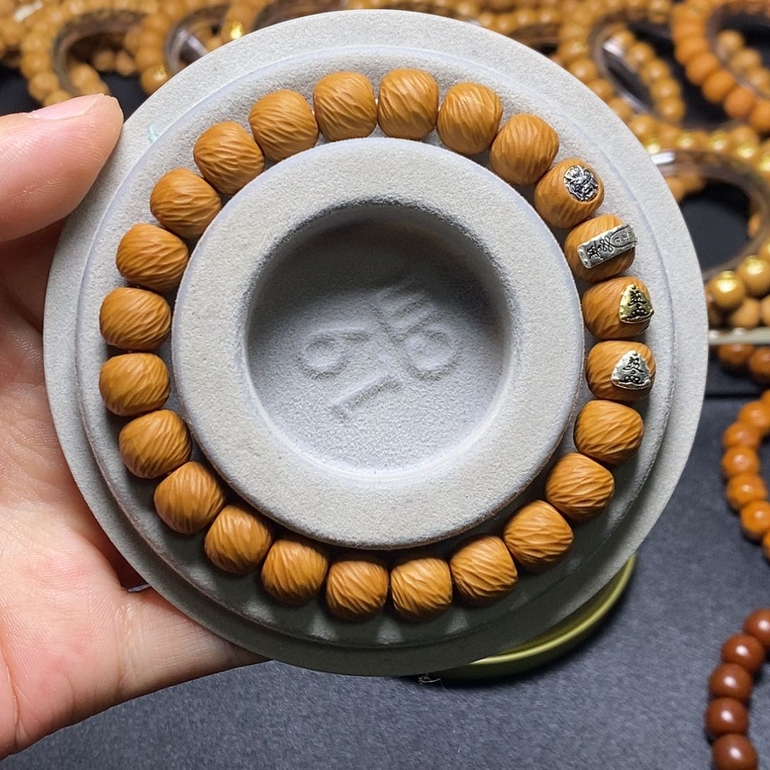 猴头核桃手串四标千刃云锦10左右全品155号