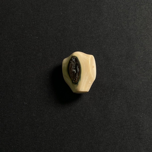 PA77蓝眼鲨鱼背三通 只做天然猛犸牙
