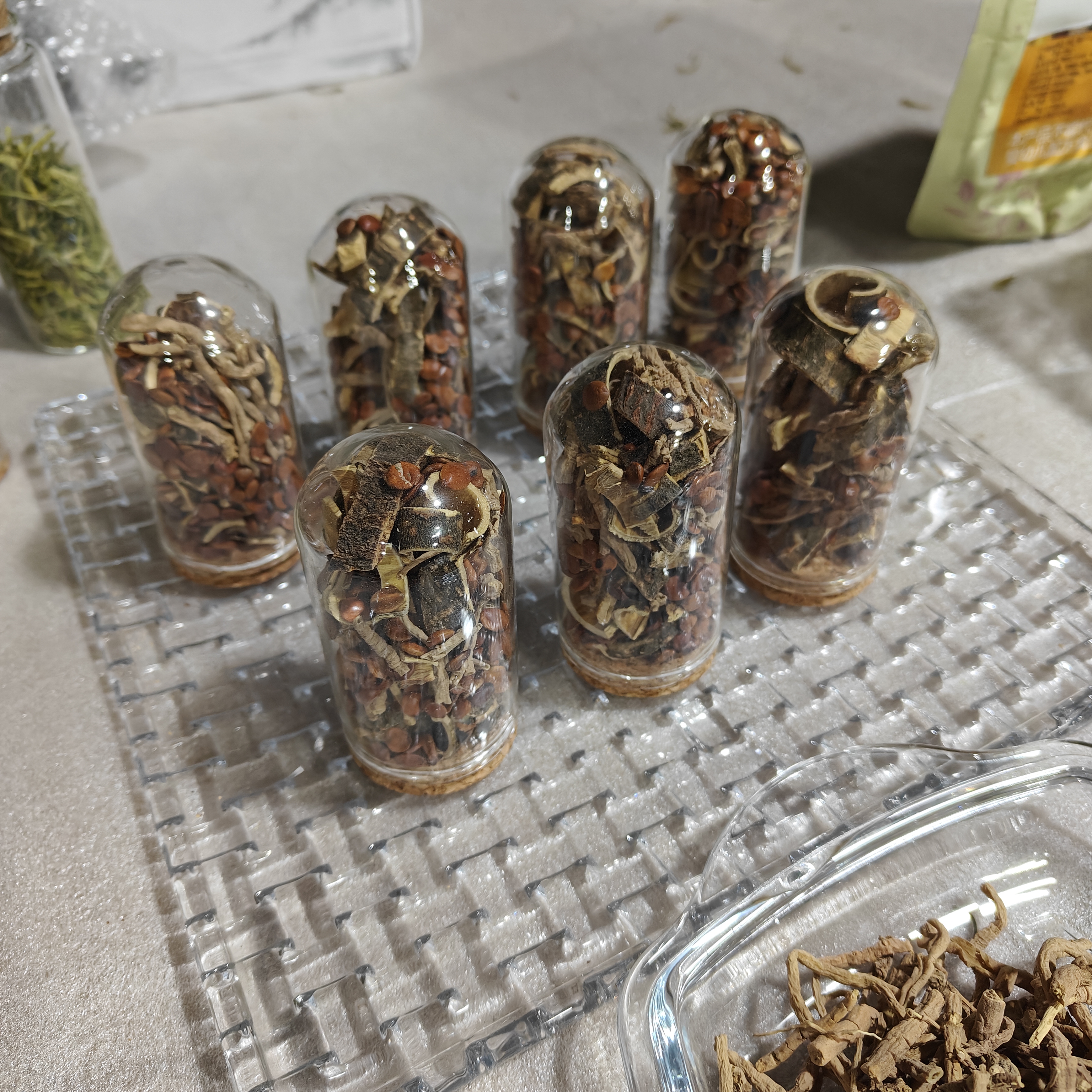 宜安草药罐/30×7/高硼硅玻璃储藏密封7支装推荐