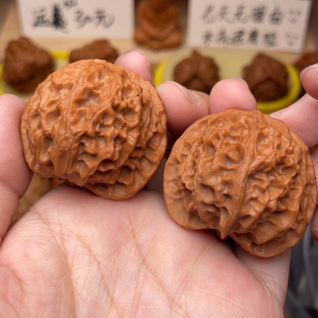 文玩核桃把件苹果38