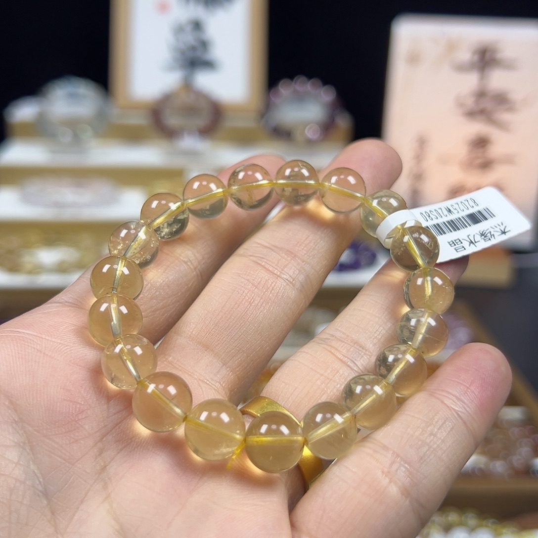 水晶手链未镶嵌黄水晶