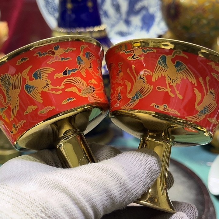 盖碗摆件摆件瓷器摆件