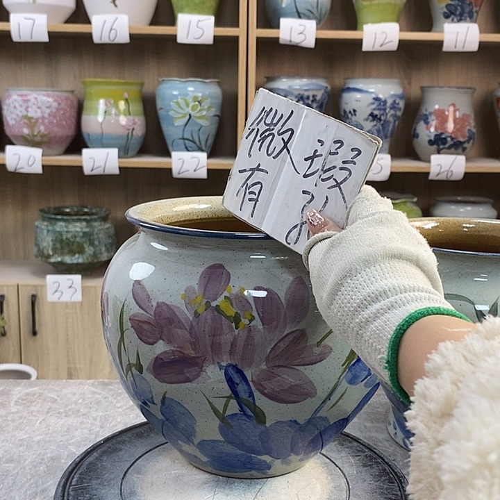 缸23xc景德镇陶瓷花盆