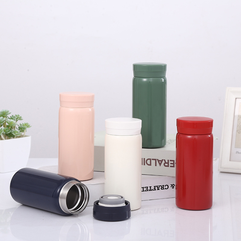 高颜值316不锈钢保温杯简约小巧口袋杯颜值可爱男女生户外随手杯