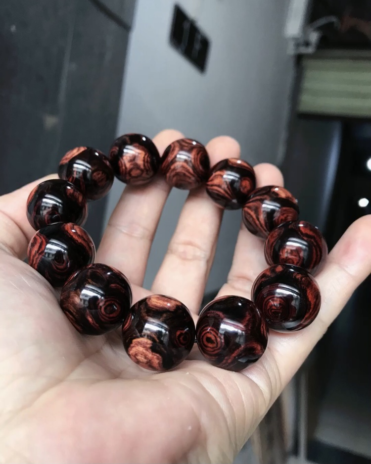 海南黄花梨紫油梨2.0X纹对眼