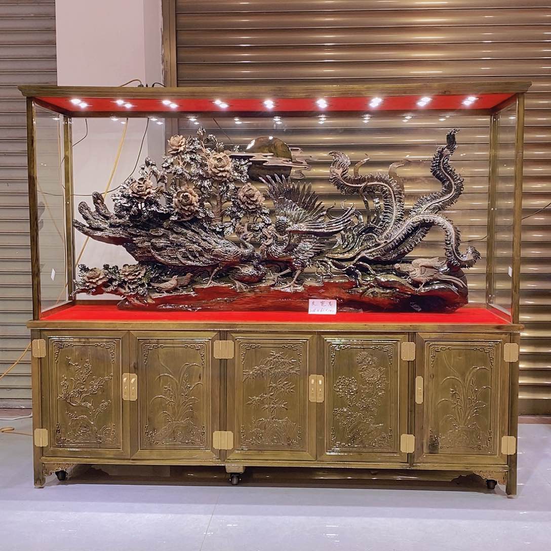阴沉木z*阴沉木乌木金丝楠摆件