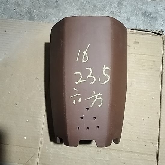 紫砂六方一个紫砂