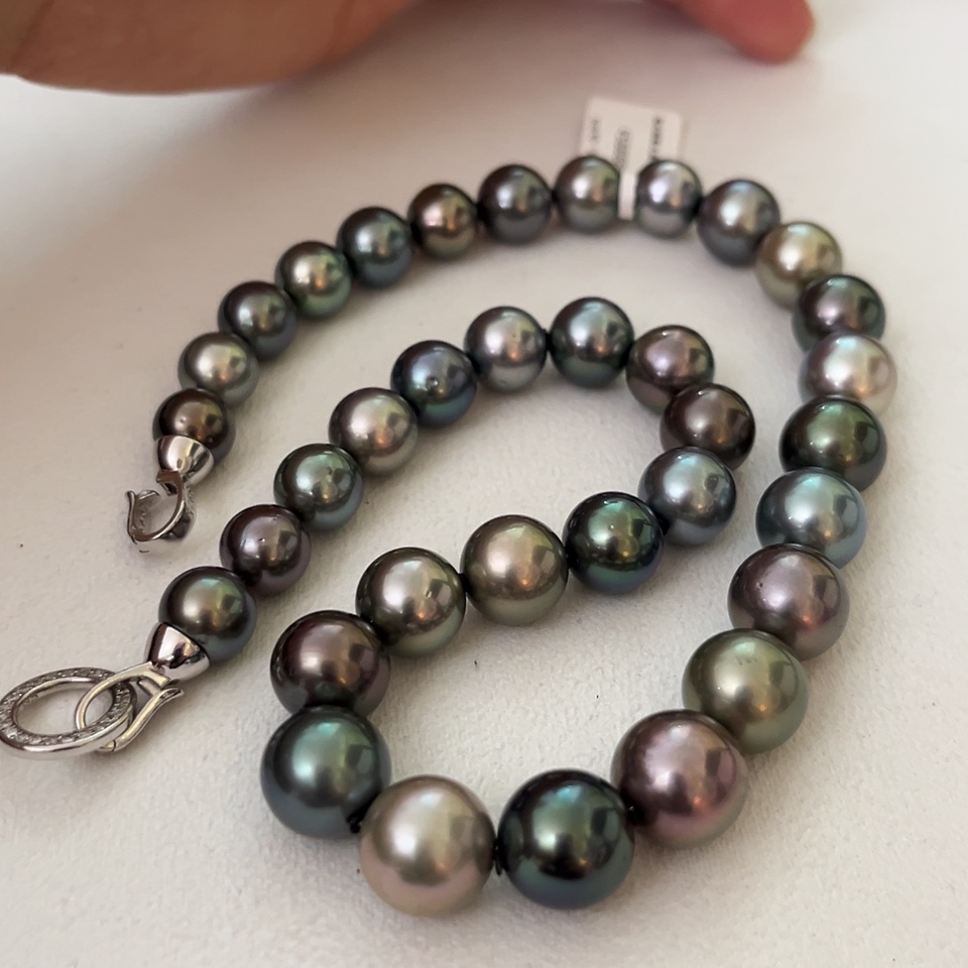 颈饰海水珍珠未镶嵌莫兰迪11-13