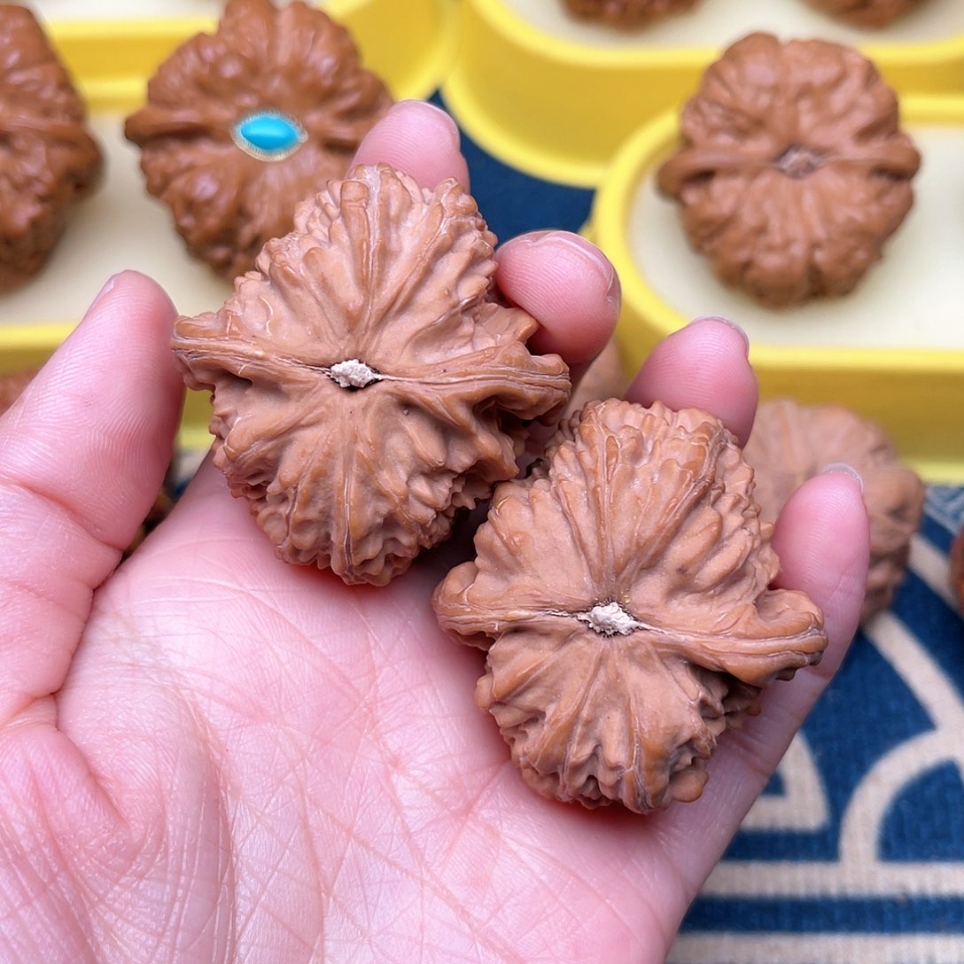 文玩核桃吊坠华****育白狮子40，66