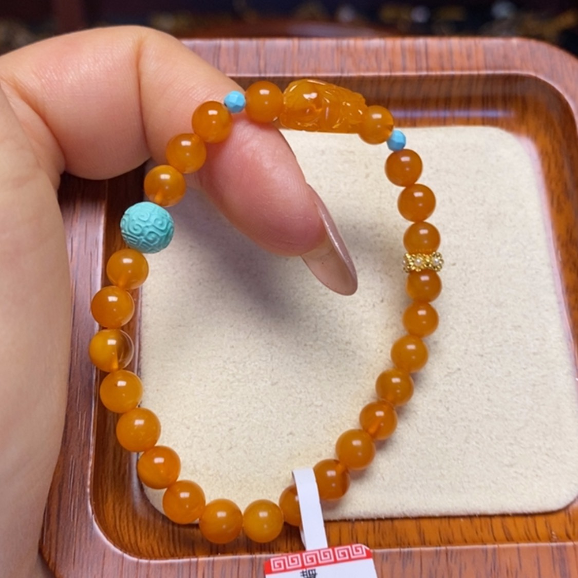 【闪购商品】蜜蜡手链未镶嵌手串