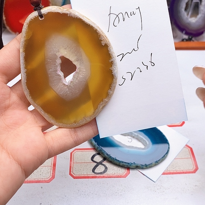 A***y玛瑙/玉髓未镶嵌颈饰