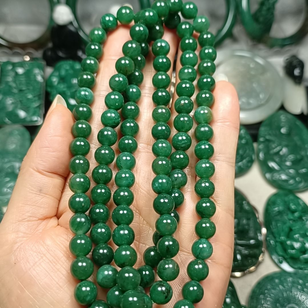 独山玉未镶嵌108☆8