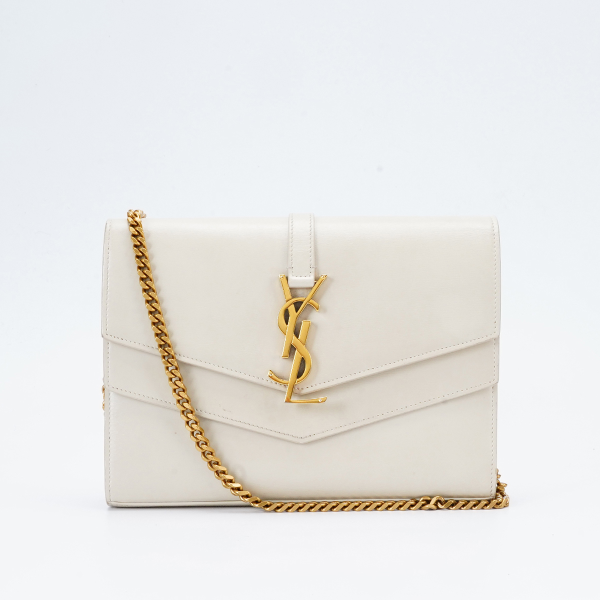 95新 YSL/圣罗兰 YSL sulpice双层信封包小号/BG22016530