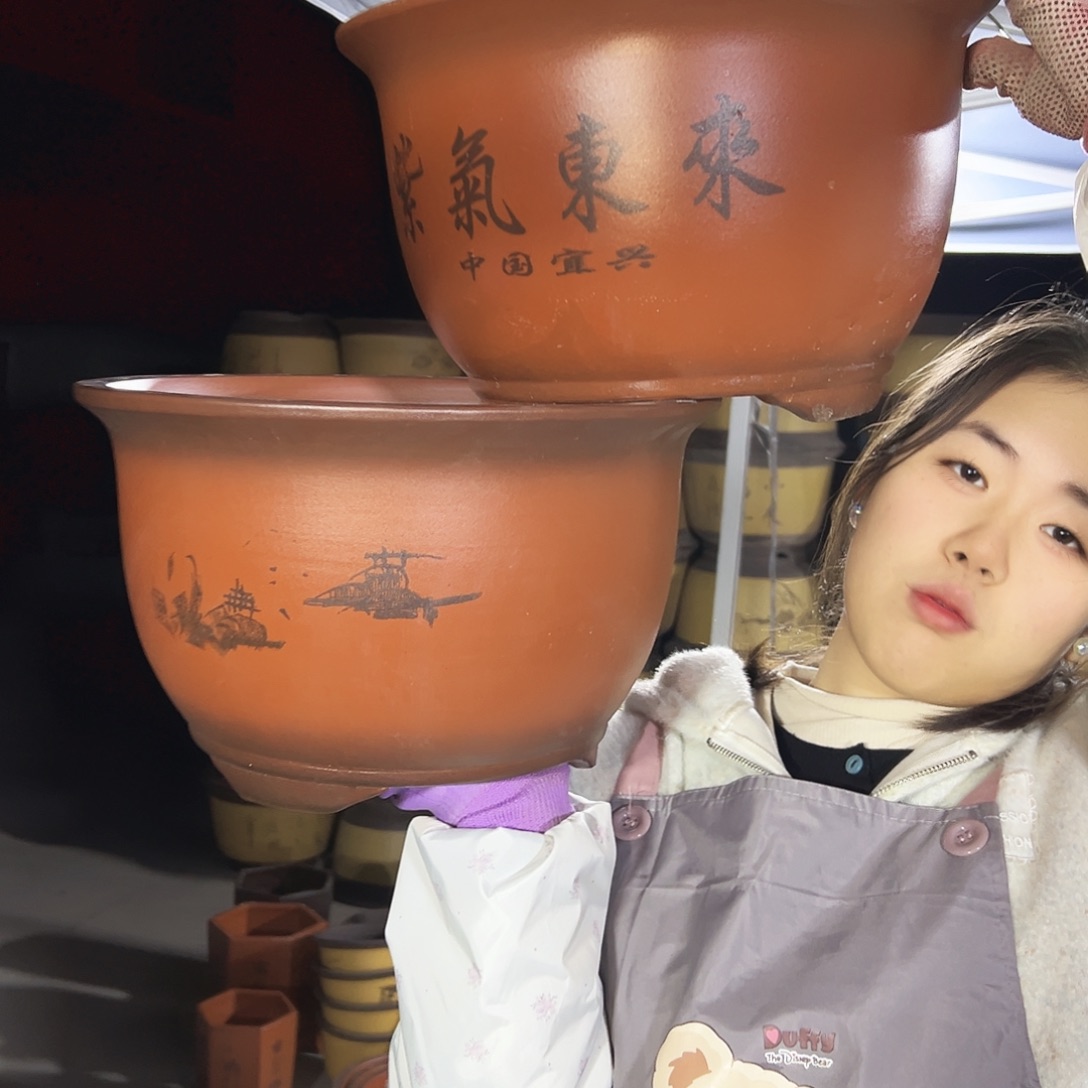 35+35紫气东来花盆花盆