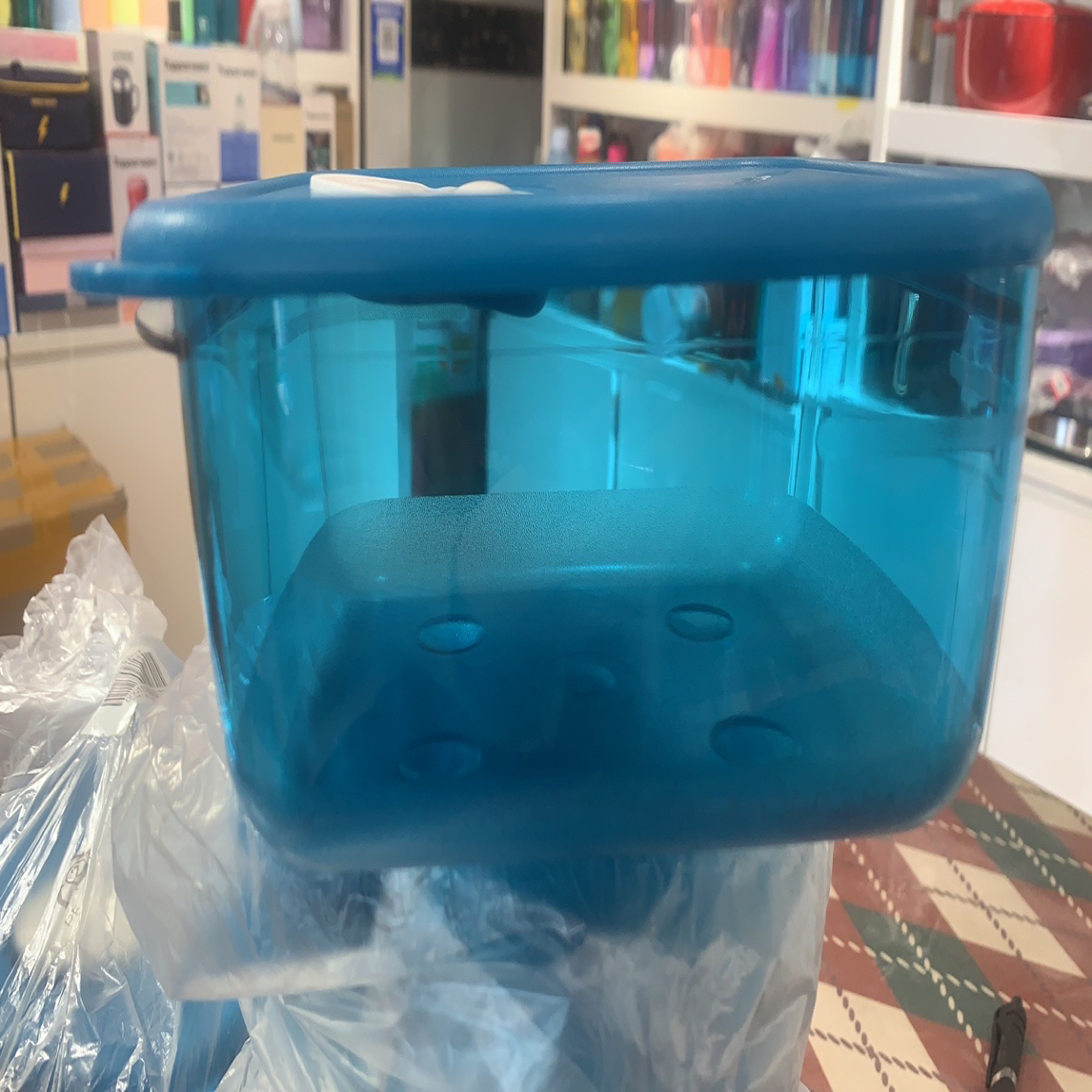 1升可微波加热透明长方形设计防漏便携冷藏冷冻保鲜盒