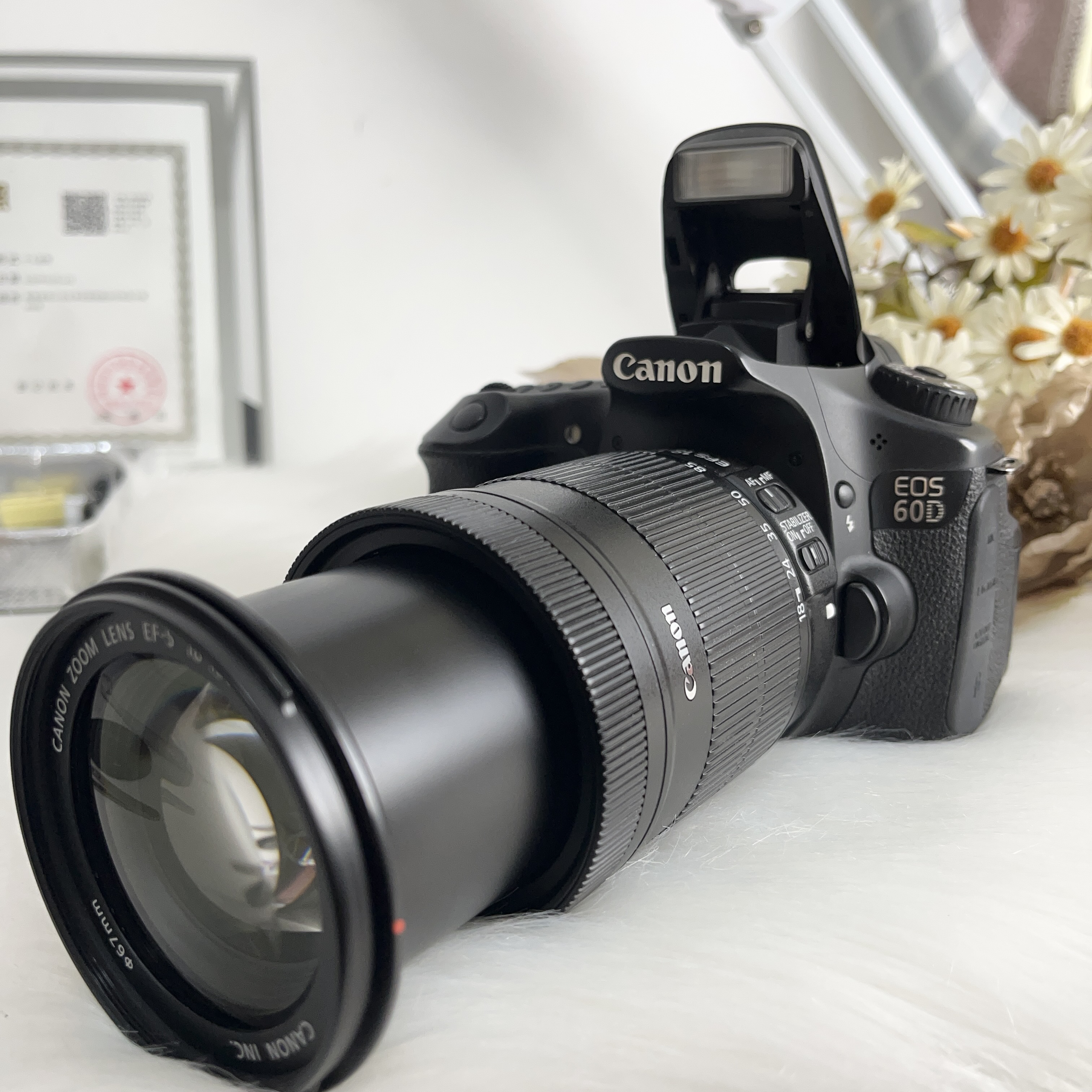 95新 Canon/佳能 60d带18-135套机镜头 屏幕翻转 人像风景随便拍