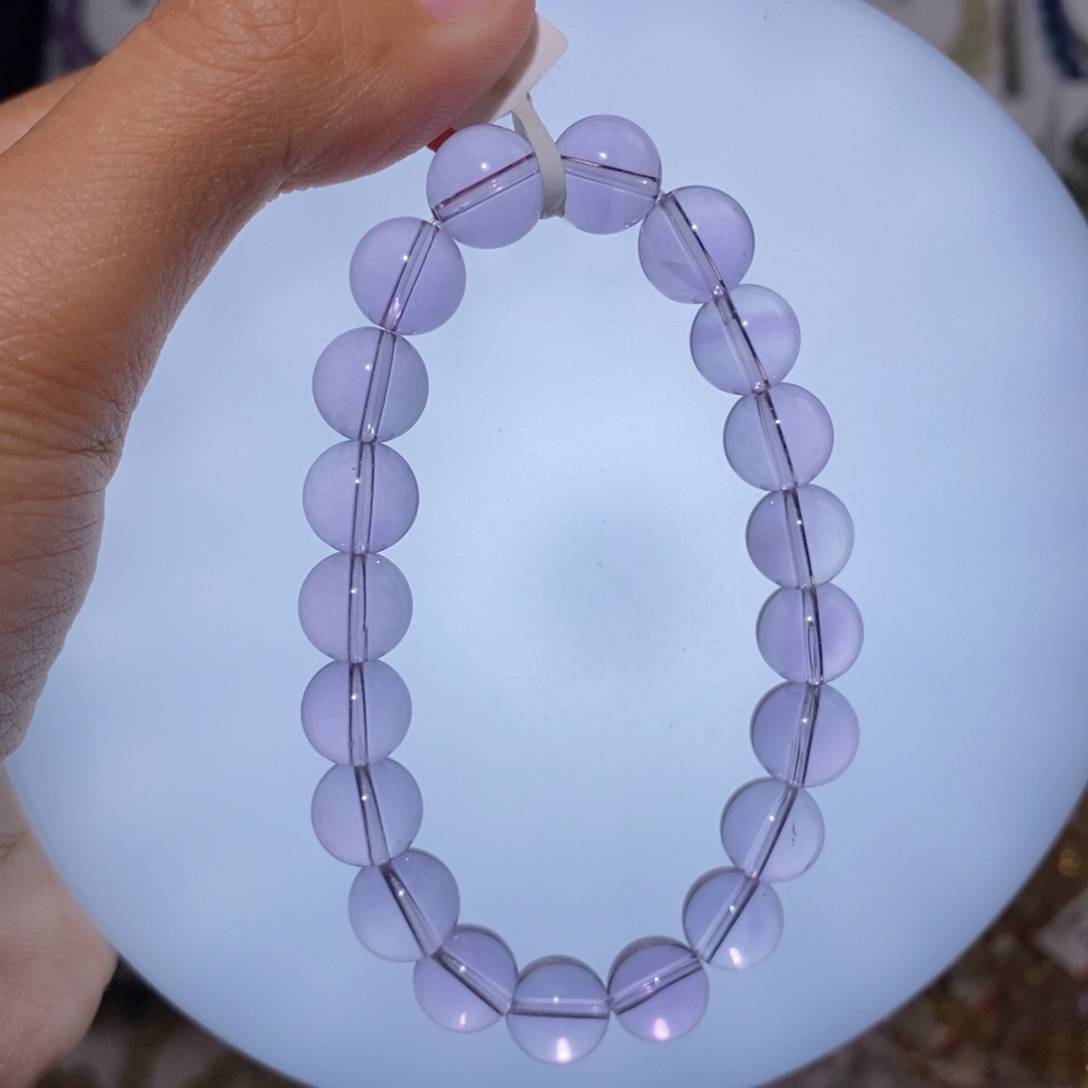 【闪购商品】水晶手链未镶嵌玻利维亚紫水晶9.9mm