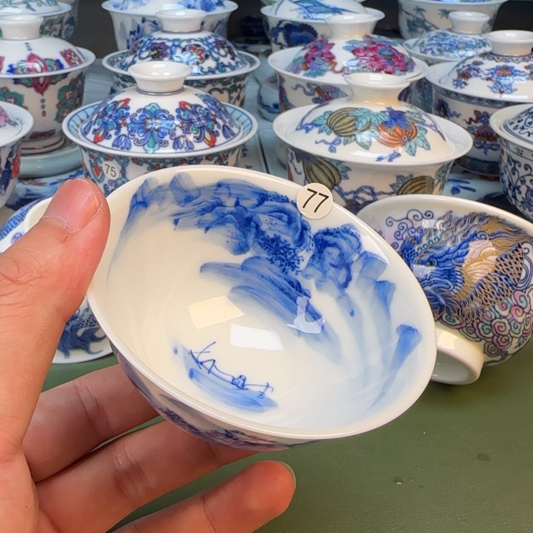 彦祖纯手工手绘茶具77