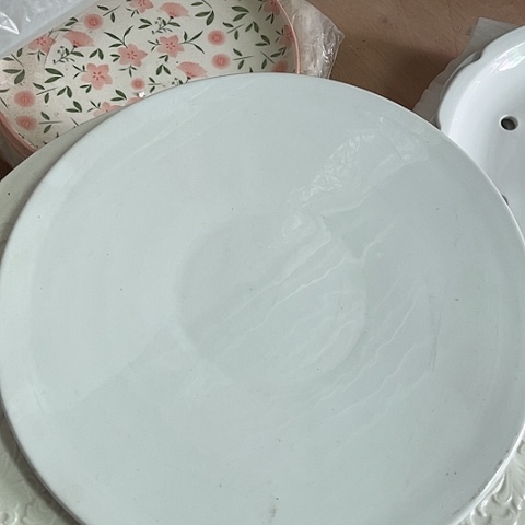 微瑕，不能明火，口径23圆菜板