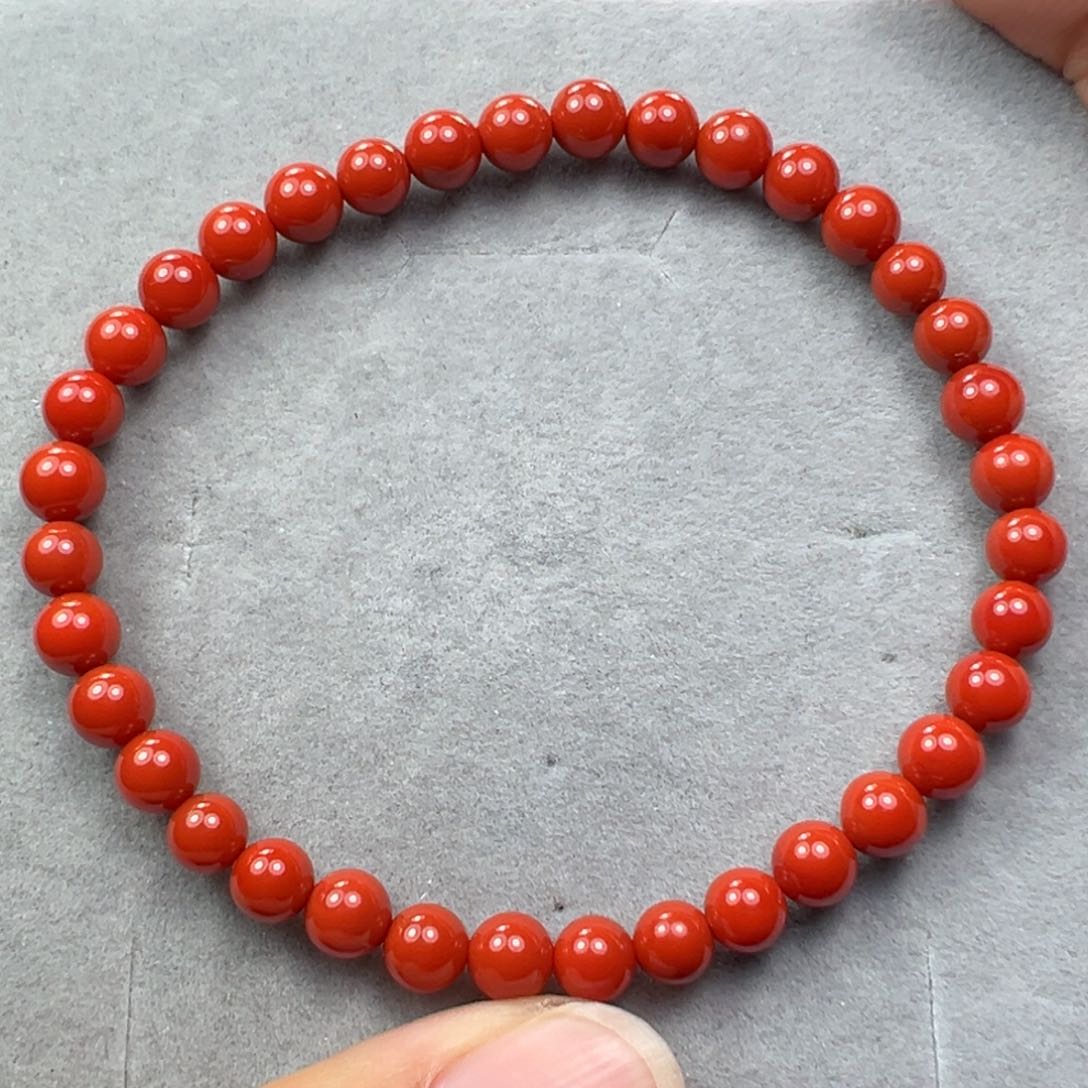 南红玛瑙手串未镶嵌