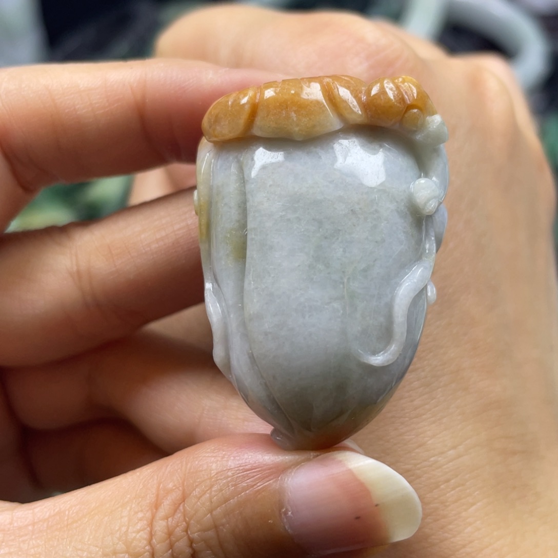 翡翠未镶嵌颈饰牌子