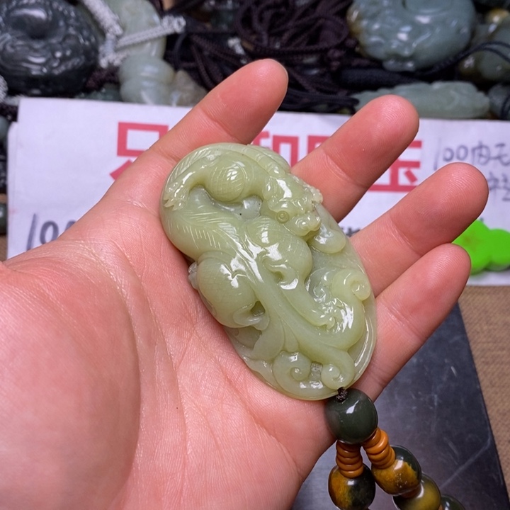 和田玉把件未镶嵌