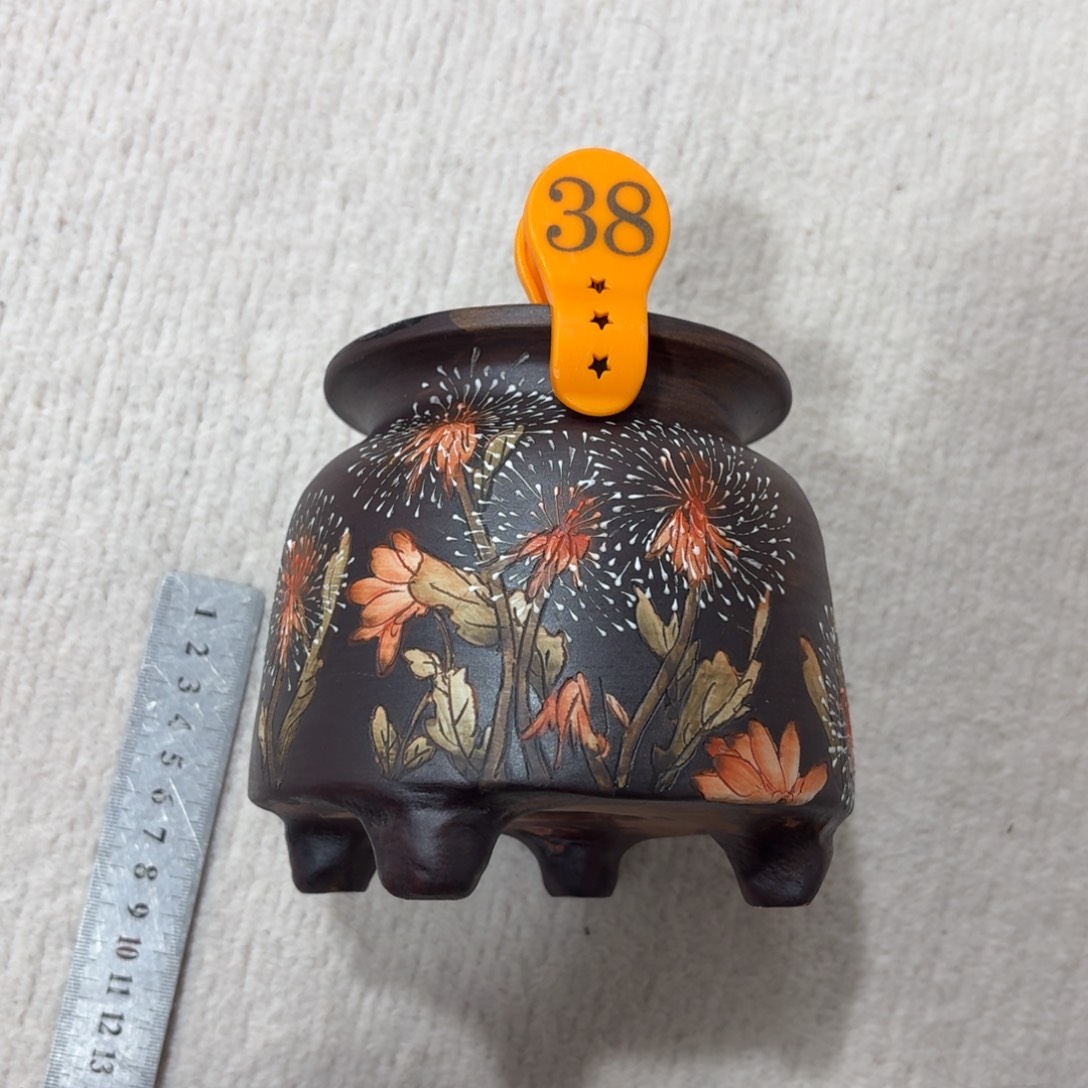 汤****紫砂花盆陶瓷多肉花盆瑕疵