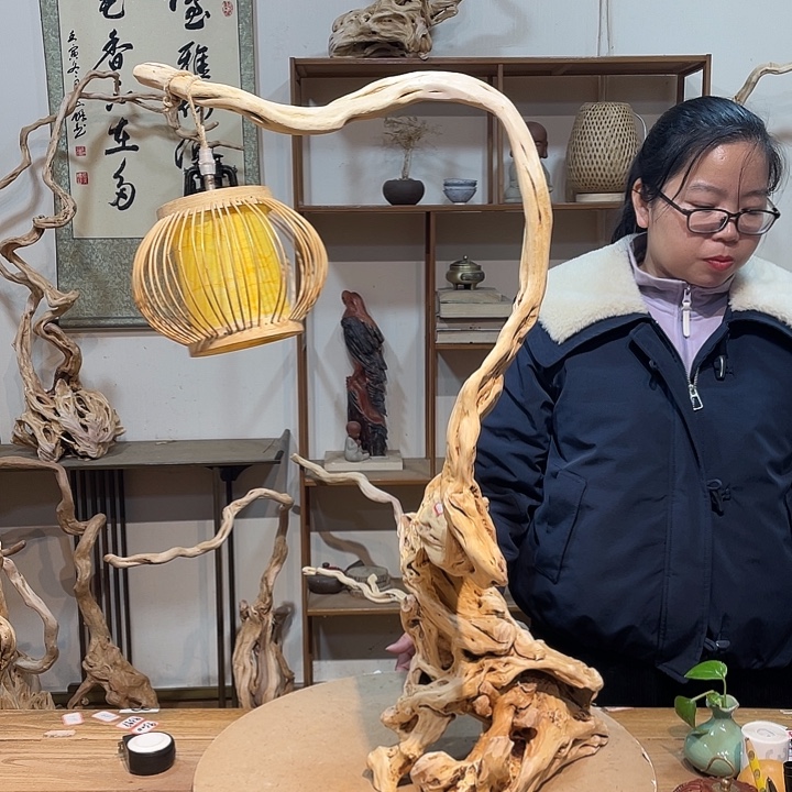 木杜鹃根根艺摆件9