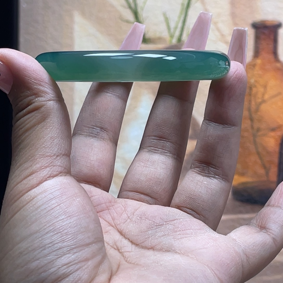 玛瑙/玉髓手镯未镶嵌小*476-58.4玛瑙纹