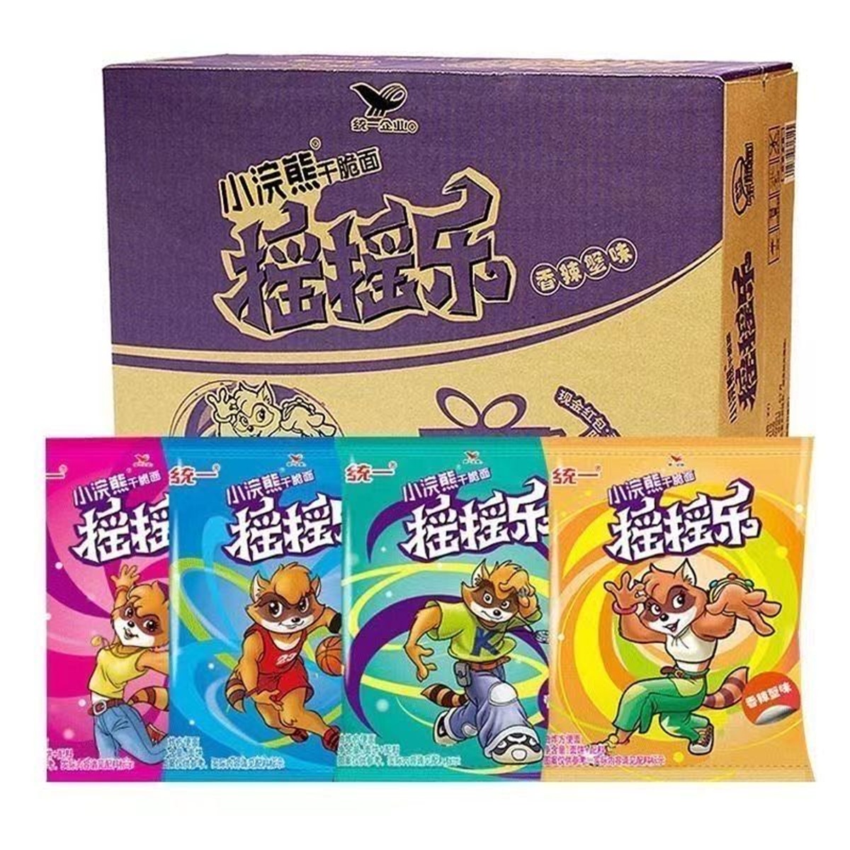 统一 摇摇乐干脆面多口味怀旧零食方便面 新疆发货