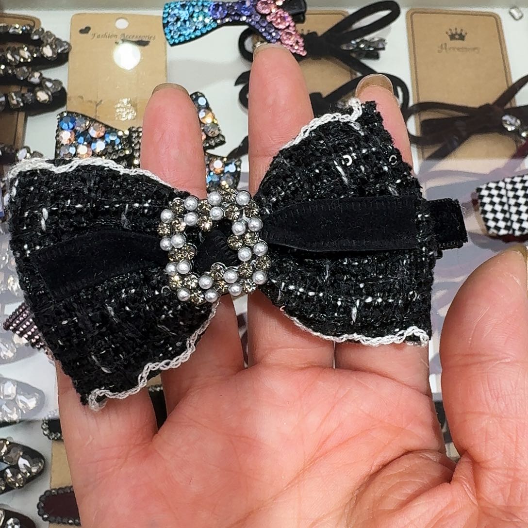 皮质非金属夹子黑色