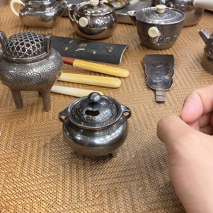 凡*～纯银香炉纯银纯银