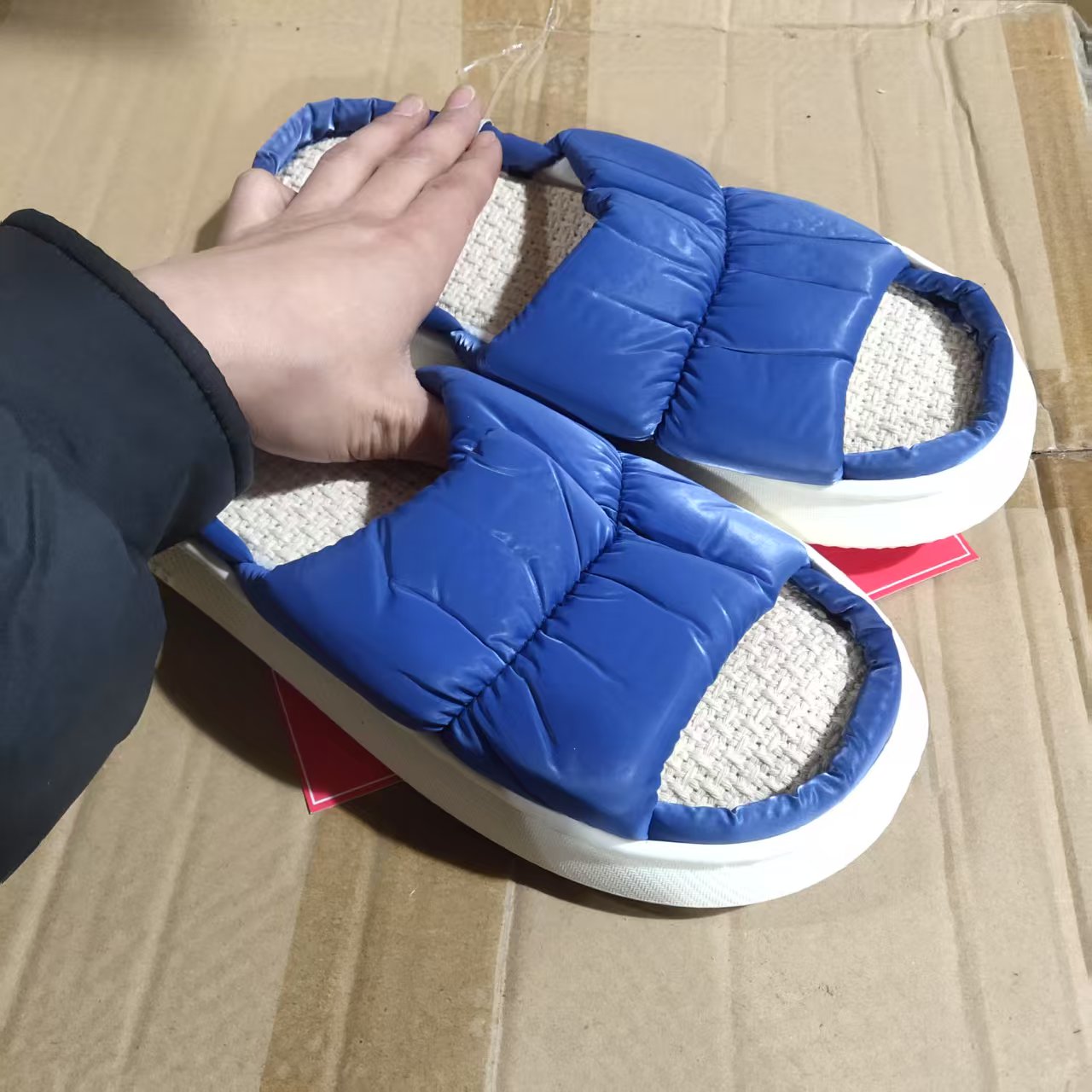 回 男士 雾蓝色 家居拖鞋 尺码可选