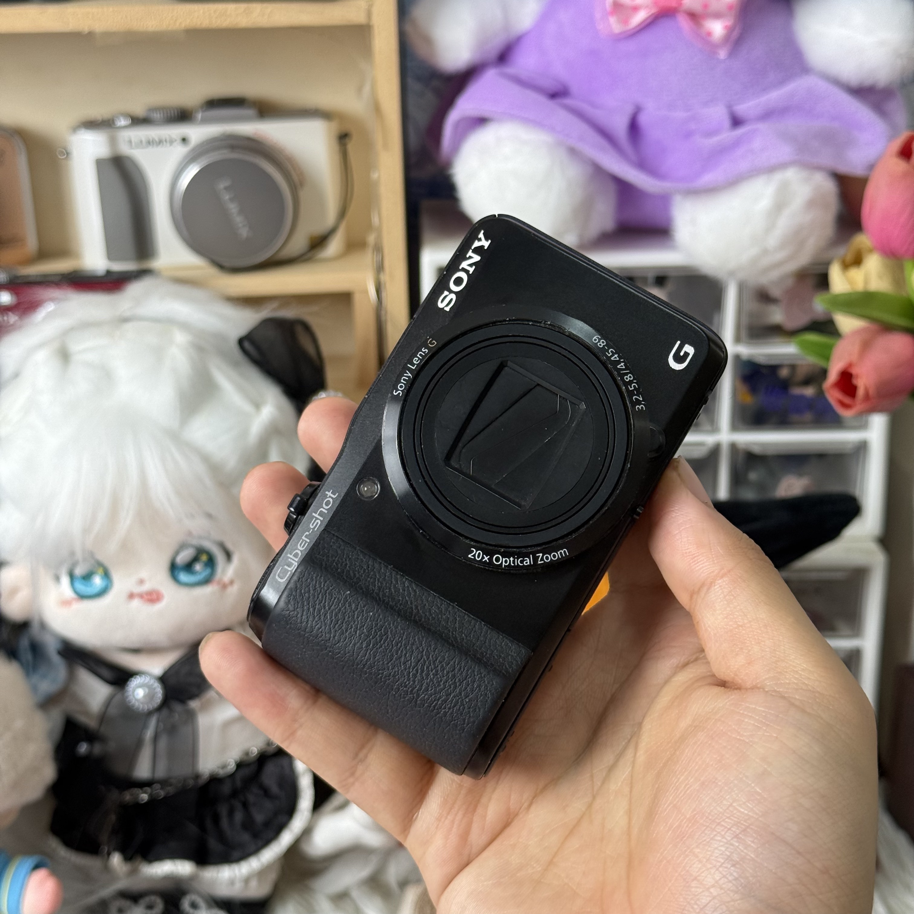 9新 Sony/索尼 索尼hx20冷白柔焦1800万像素滤镜多适合新手带配件