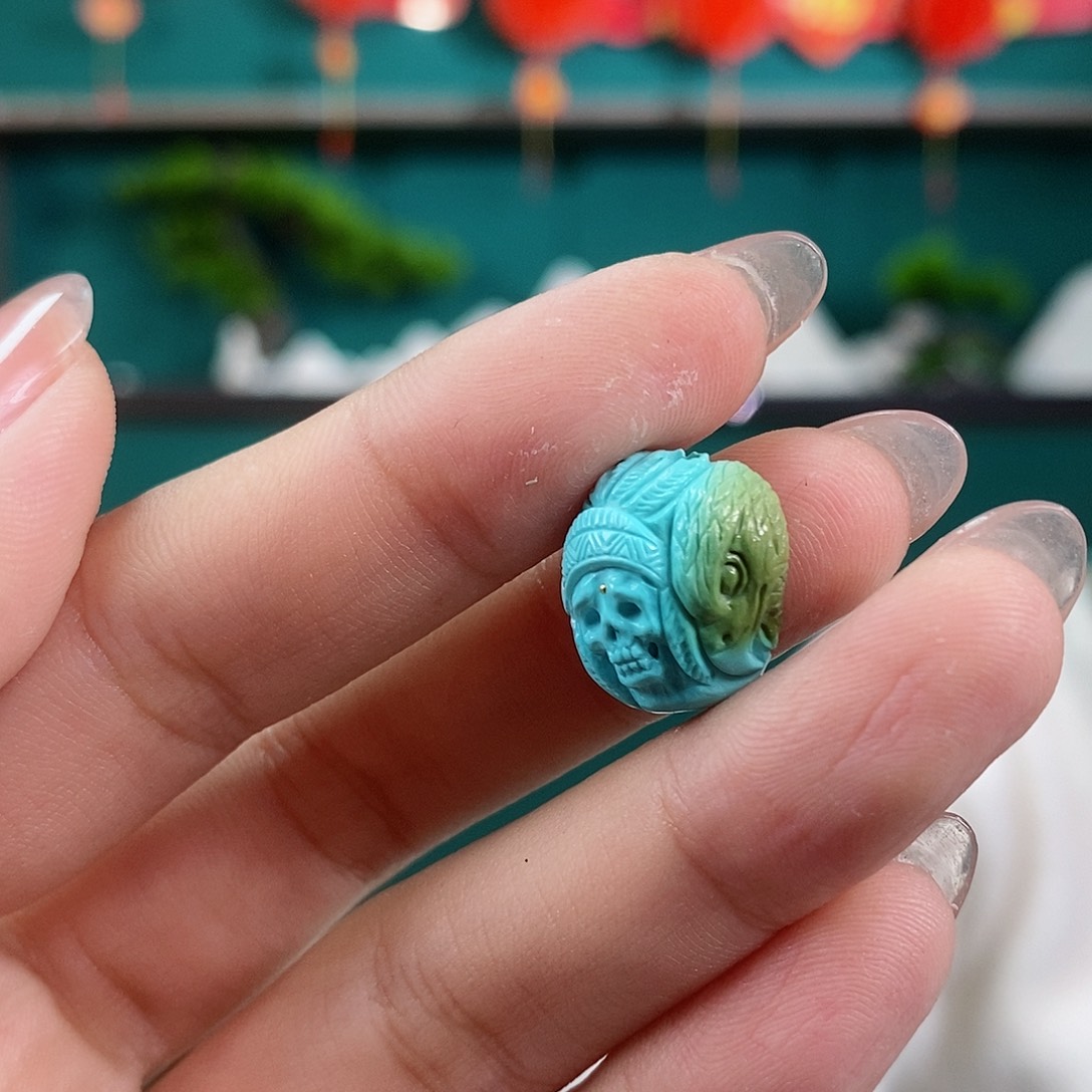 绿松石珠宝奇石未镶嵌