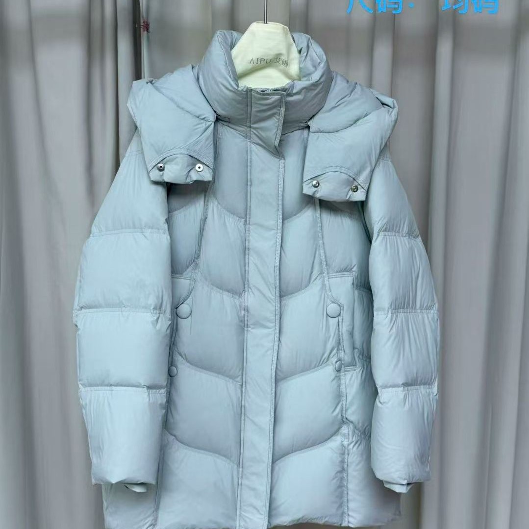 艾圃25683羽绒服时尚休闲百搭女士保暖女装上衣