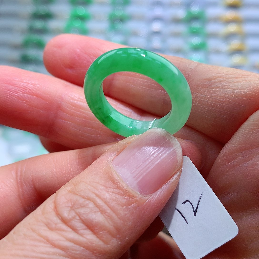 翡翠戒指未镶嵌12号