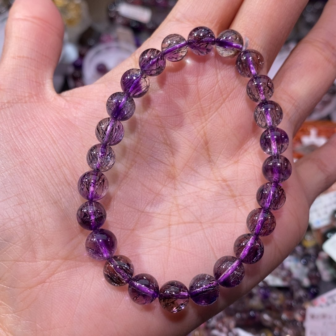 水晶手链未镶嵌手链7.8mm