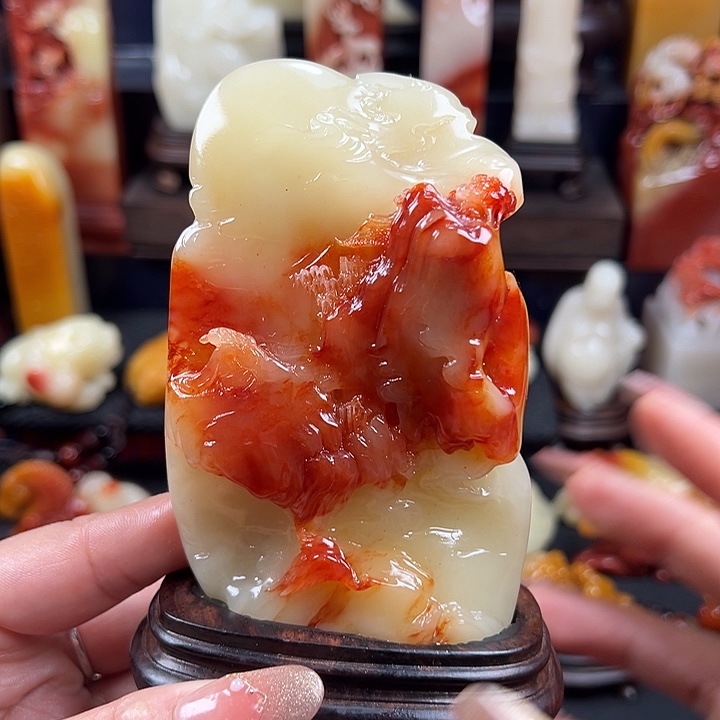 寿山石老性芙蓉石