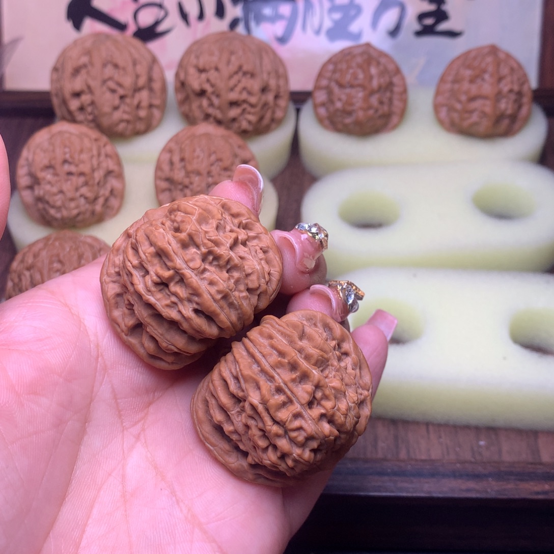 把件文玩核桃38四座楼