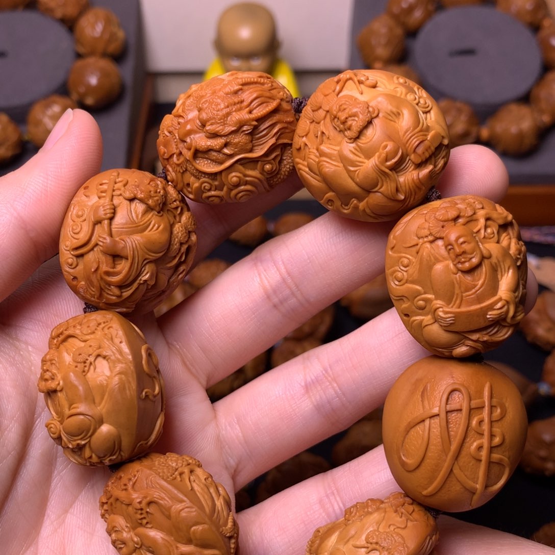 橄榄核手串/手链达摩